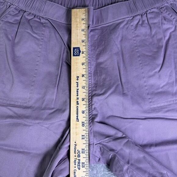 NWOT Denim & Co. Pull On Pants Womens Large EasyWear Twill Straight Leg Minimal - Picture 7 of 9